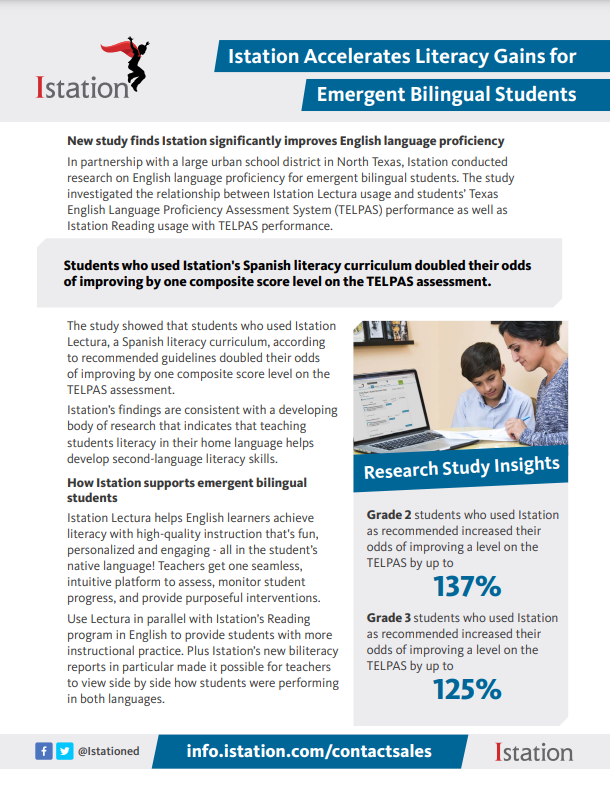 Research Study - Accelerate Literacy Gains for Emergent Bilingual Students